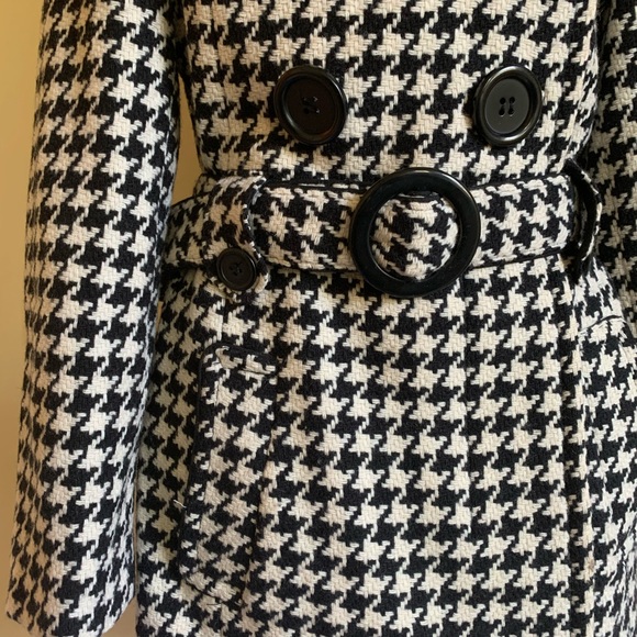 ESPRIT Double Breasted Houndstooth Peacoat - Picture 4 of 12